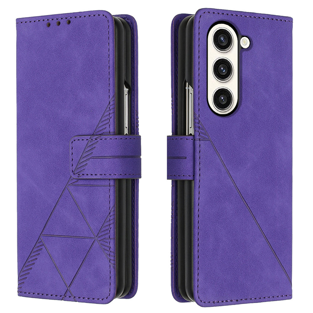 YB Imprinting Series-1 for Samsung Galaxy Z Fold5 5G Leather Phone Cover Wallet Stand Imprinted Case YB Imprinting Series-1 for Samsung Galaxy Z Fold5 5G Leather Phone Cover Wallet Stand Imprinted Case